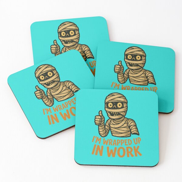 Item preview, Wrapped Up in Work Mummy Design designed and sold by ArtComixHaven.