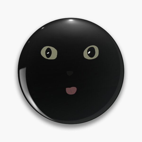 Item preview, Black cat with tongue sticking out designed and sold by ShopKymiras.
