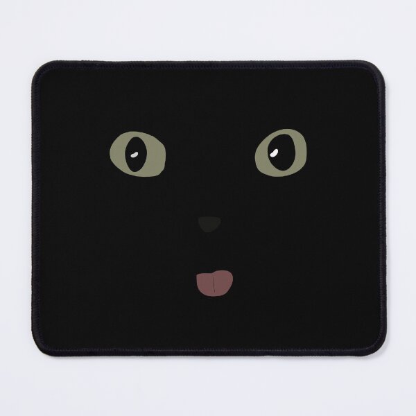Item preview, Black cat with tongue sticking out designed and sold by ShopKymiras.