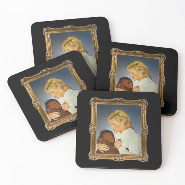 Item preview, Bad Art- Primitive Humanitarian Princess Diana with African Baby  designed and sold by CMooreWorx.