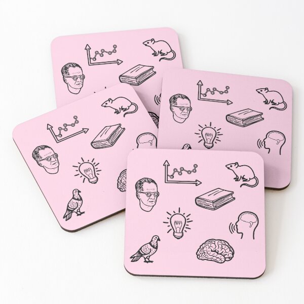 Item preview, Icons of Behaviorism- Black/Baby Pink designed and sold by KaleidoscopeBA.
