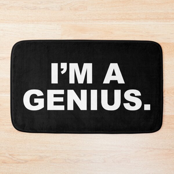 Item preview, I'm a genius. designed and sold by CurlyDude.