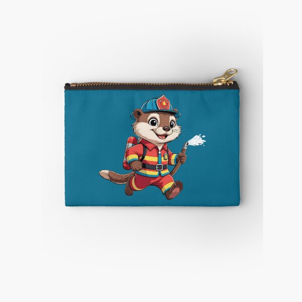Item preview, Otterly Brave Firefighter – Adorable Rescue Hero designed and sold by jglobal360.