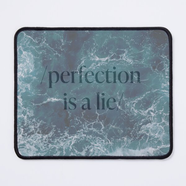 Item preview, Perfection Is A Lie designed and sold by Spike The Punch Design Co..
