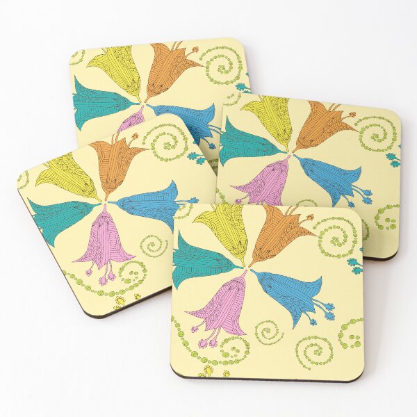 Item preview, Whimsical Floral Mandala – Colorful Folk Art designed and sold by AlisaArtDecor.