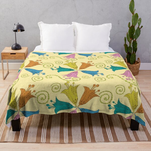 Item preview, Whimsical Floral Mandala – Colorful Folk Art designed and sold by AlisaArtDecor.