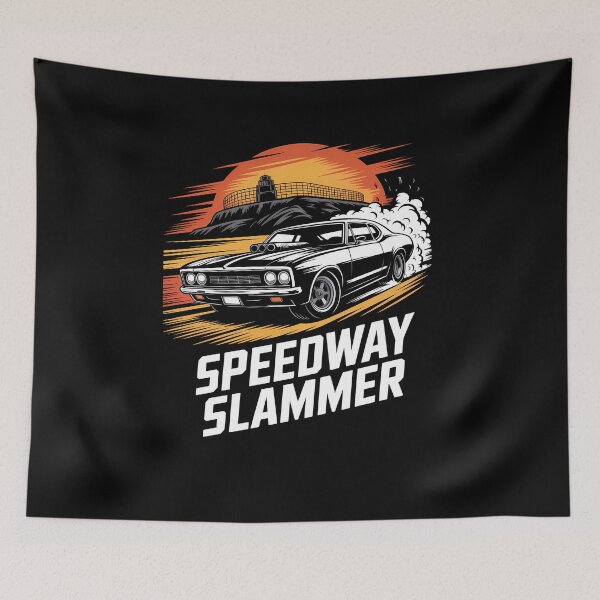 Item preview, Speedway Slammer Fast Lane Vibes designed and sold by Stock4U.