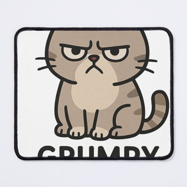 Item preview, Grumpy But Cute Cat T-Shirt – Funny & Adorable Mood Tee designed and sold by edesza.