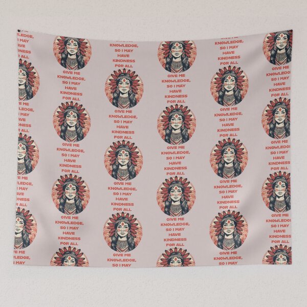 Item preview, give me knowledge, so I may have kindness for all designed and sold by La Loca.