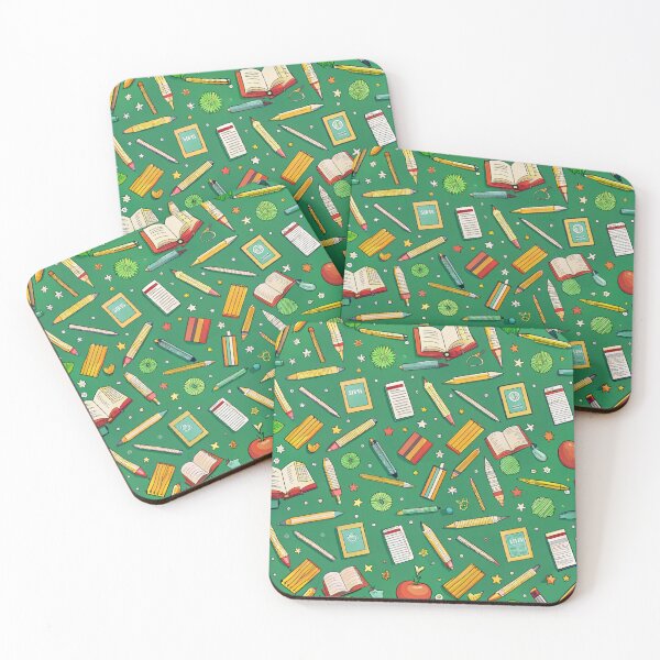 Item preview, Pencils and Books Pattern designed and sold by Vision Crafted.
