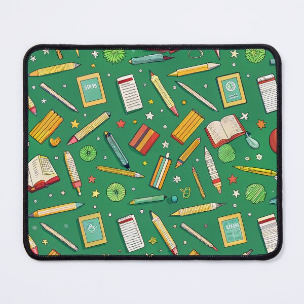 Item preview, Pencils and Books Pattern designed and sold by Vision Crafted.