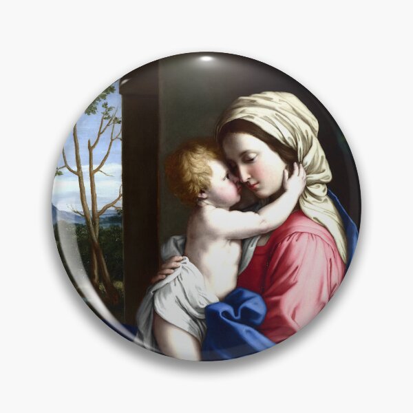 Item preview, Giovanni Battista Salvi - The Virgin and Child Embrace designed and sold by Jon-Baran.