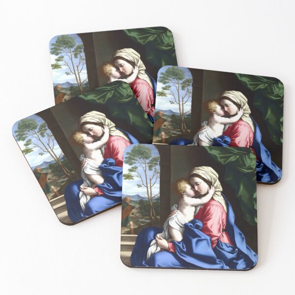 Item preview, Giovanni Battista Salvi - The Virgin and Child Embrace designed and sold by Jon-Baran.