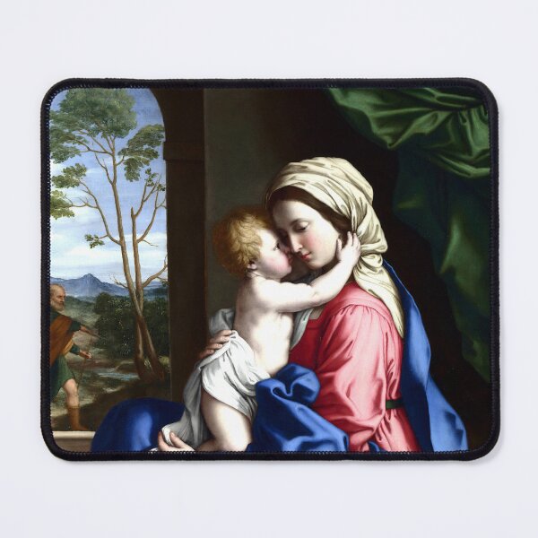 Item preview, Giovanni Battista Salvi - The Virgin and Child Embrace designed and sold by Jon-Baran.