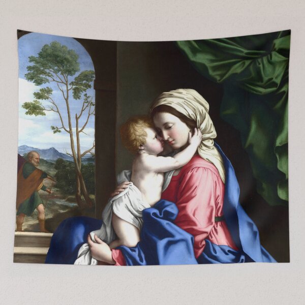 Item preview, Giovanni Battista Salvi - The Virgin and Child Embrace designed and sold by Jon-Baran.