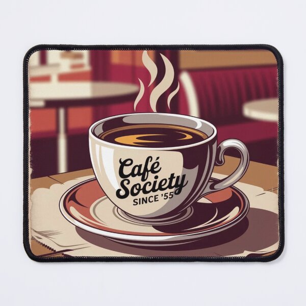 Item preview, "Vintage Coffee Vibes – Retro Café Society Art" designed and sold by kalvey64.