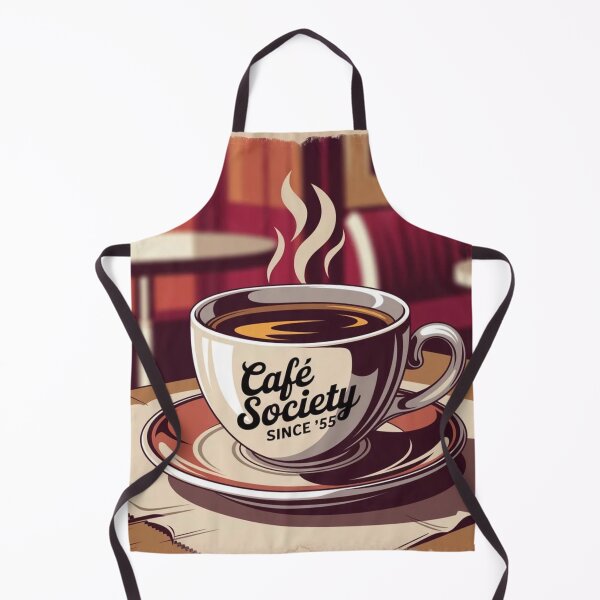 Item preview, "Vintage Coffee Vibes – Retro Café Society Art" designed and sold by kalvey64.