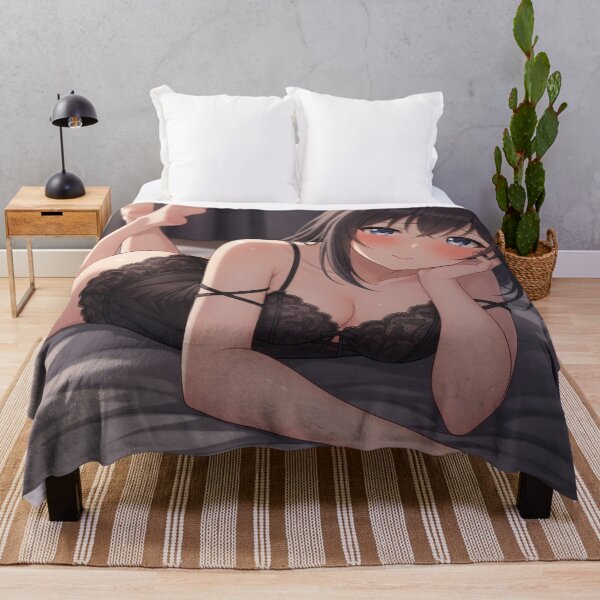 Item preview, Petite girl Waifu relaxing in her bed designed and sold by GerwantSHOP.