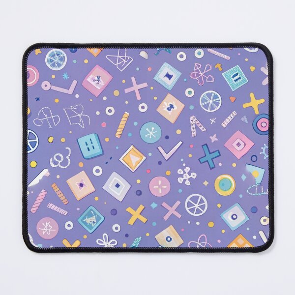 Item preview, Playful Shapes and Symbols Pattern designed and sold by Vision Crafted.