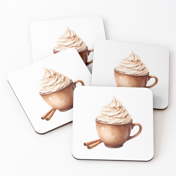 Item preview, Cozy Coffee Cup with Whipped Cream – Autumn Drink Illustration designed and sold by mybunnyparadise.