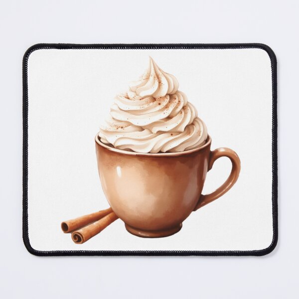 Item preview, Cozy Coffee Cup with Whipped Cream – Autumn Drink Illustration designed and sold by mybunnyparadise.