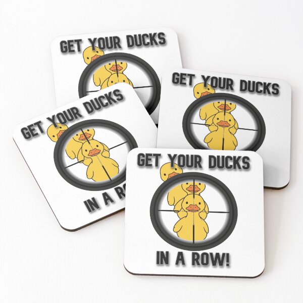 Item preview, Get Your Ducks In A Row designed and sold by GG4times.