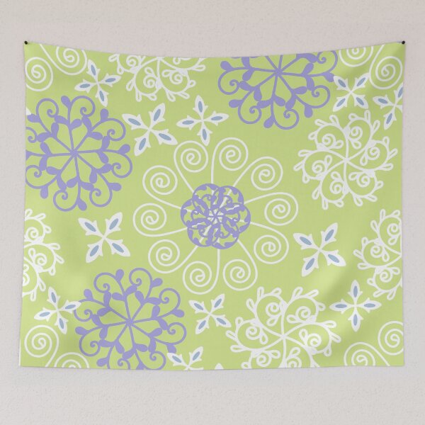 Item preview, Green Swirl Motifs designed and sold by Farissa Designs.