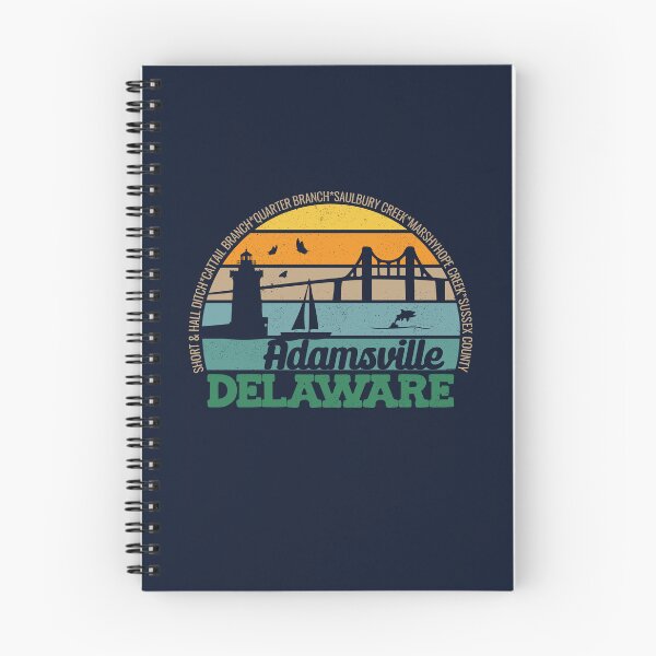 Item preview, Adamsville Delaware Retro Sunset Local Pride Logo  designed and sold by CRHPOD20.