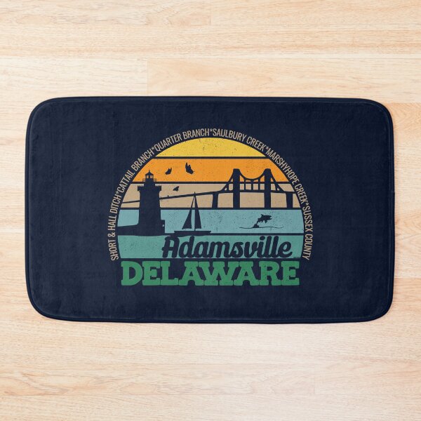 Item preview, Adamsville Delaware Retro Sunset Local Pride Logo  designed and sold by CRHPOD20.