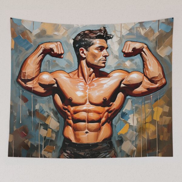 Aperçu de l'œuvre Physique masculine créée et vendue par ArtFactoryAI.