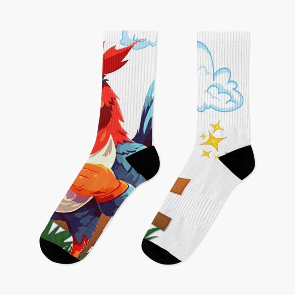 Item preview, Fighting Rooster Cartoon | Funny Strong Colorful Farm Cock designed and sold by ArtelPrints.
