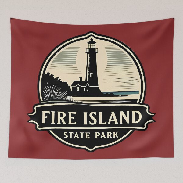 Item preview, Fire Island State Park - New York State  designed and sold by GoodOldVintage.