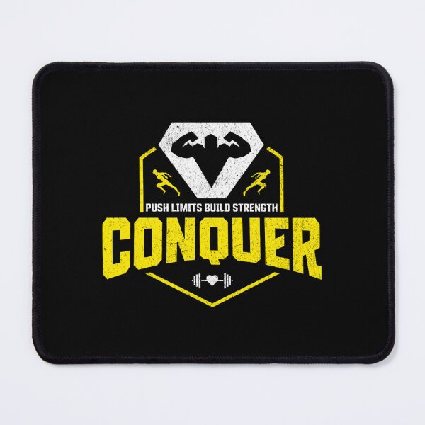 Item preview, Conquer | Push Limits, Build Strength Motivational Fitness Design designed and sold by rawr00.