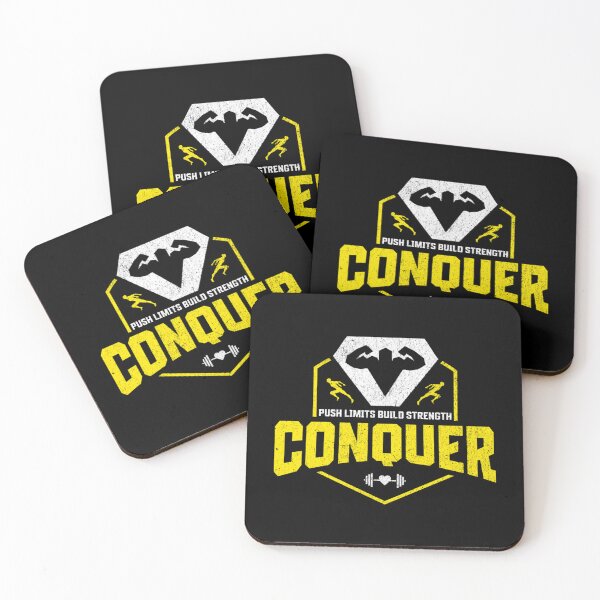 Item preview, Conquer | Push Limits, Build Strength Motivational Fitness Design designed and sold by rawr00.