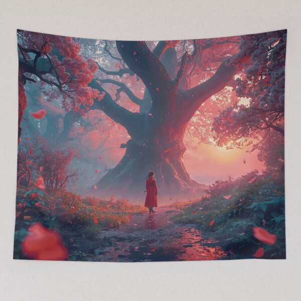 Item preview, The Last Bloom of the Warrior designed and sold by ArtfullMinds.