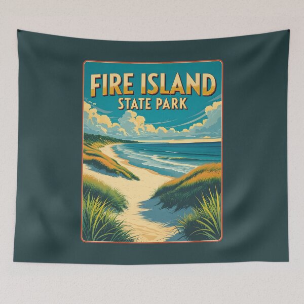 Item preview, Fire Island State Park - New York State  designed and sold by GoodOldVintage.