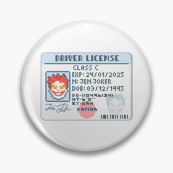 Item preview, Driver's License Joker Balatro designed and sold by Gautamaa.