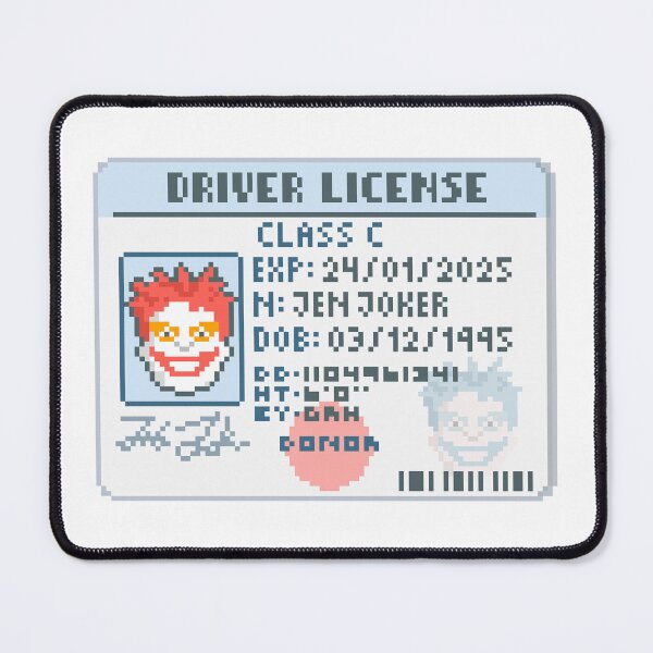 Item preview, Driver's License Joker Balatro designed and sold by Gautamaa.