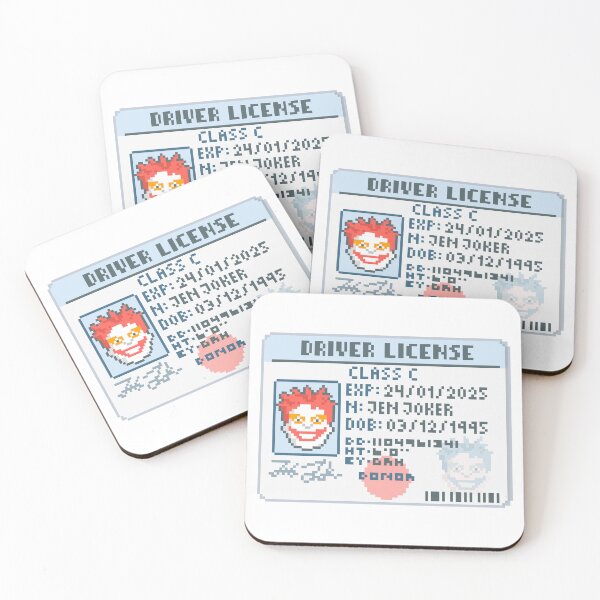 Item preview, Driver's License Joker Balatro designed and sold by Gautamaa.