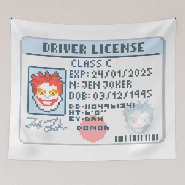 Item preview, Driver's License Joker Balatro designed and sold by Gautamaa.