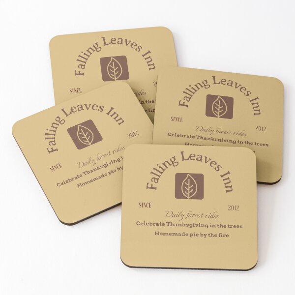 Item preview, The Falling Leaves Lodge – Daily Forest Rides & Homemade Pie by the Fire designed and sold by Novel Works Studio.