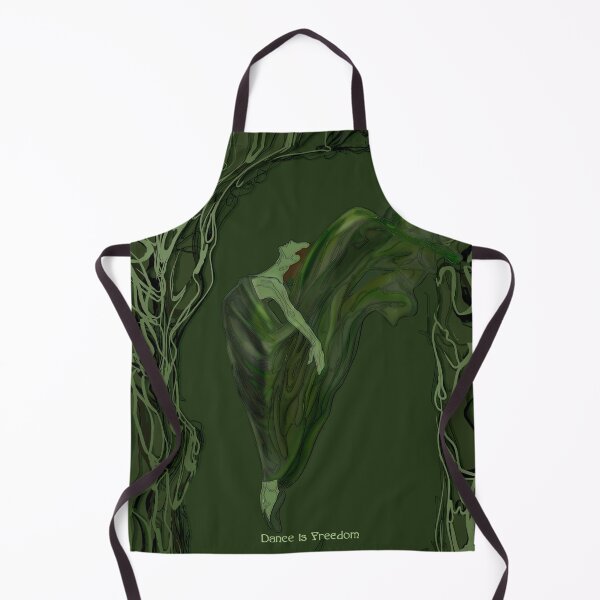 Item preview, Abstract Green Ballerina Pillow – Ballet Inspired Bedding & Elegant Home Decor Gift for Creative Dancers & Students designed and sold by IlustratorCAT.