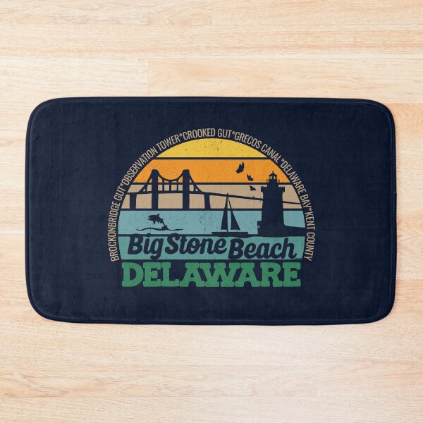 Item preview, Big Stone Beach Delaware Retro Sunset Local Pride Logo  designed and sold by CRHPOD20.