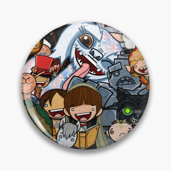 Item preview, NeverEnding Story Group Selfie Tribute Art Poster – Cute Chibi Style Cartoon Characters designed and sold by BitterPillArt.