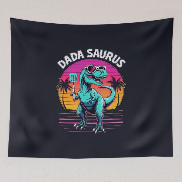 Item preview, Retro Sunset Dad Dino designed and sold by Uglyandcute.
