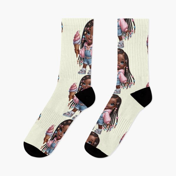 Item preview, Pretty Black Girl with Natural Hair Cute Digital Art-cut brown skin ❤️ designed and sold by Lulunza.