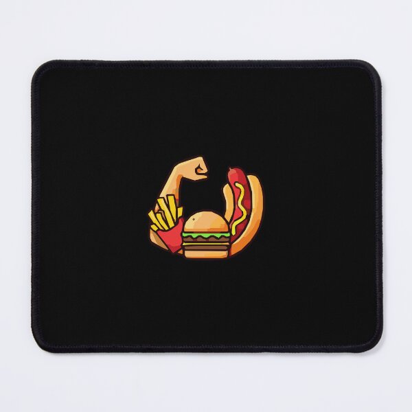 Item preview, Bodybuilding bicep muscle fast food designed and sold by LaughLine Design.