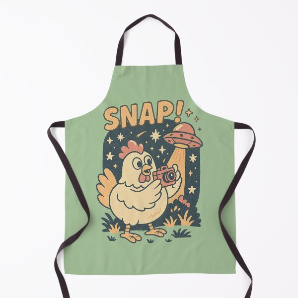 Item preview, Chicken UFO Photographer designed and sold by AwesomeBeyondLimits.