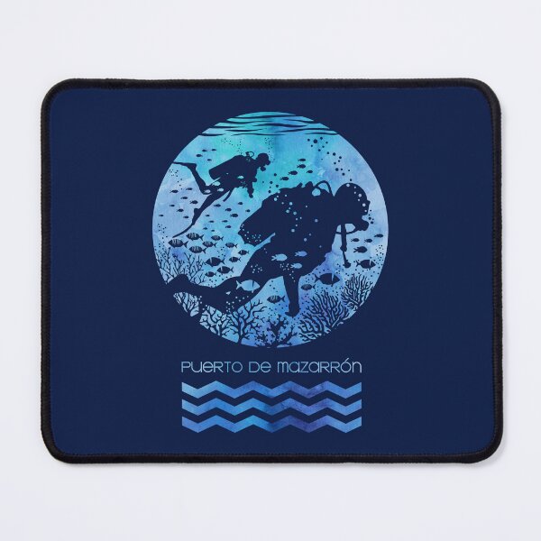 Item preview, Divers - Puerto de Mazarrón - Blue Watercolors designed and sold by mzrn-souvenirs.