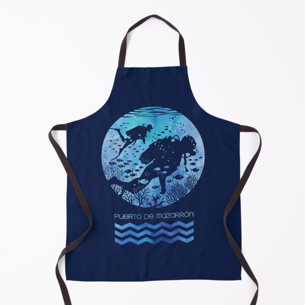 Item preview, Divers - Puerto de Mazarrón - Blue Watercolors designed and sold by mzrn-souvenirs.